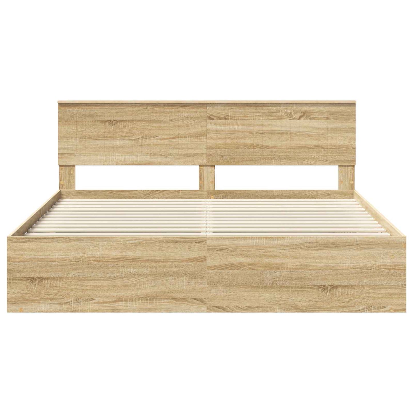 Bedframe met hoofdeinde Sonoma 180 x 200 cm Massief grenenhout