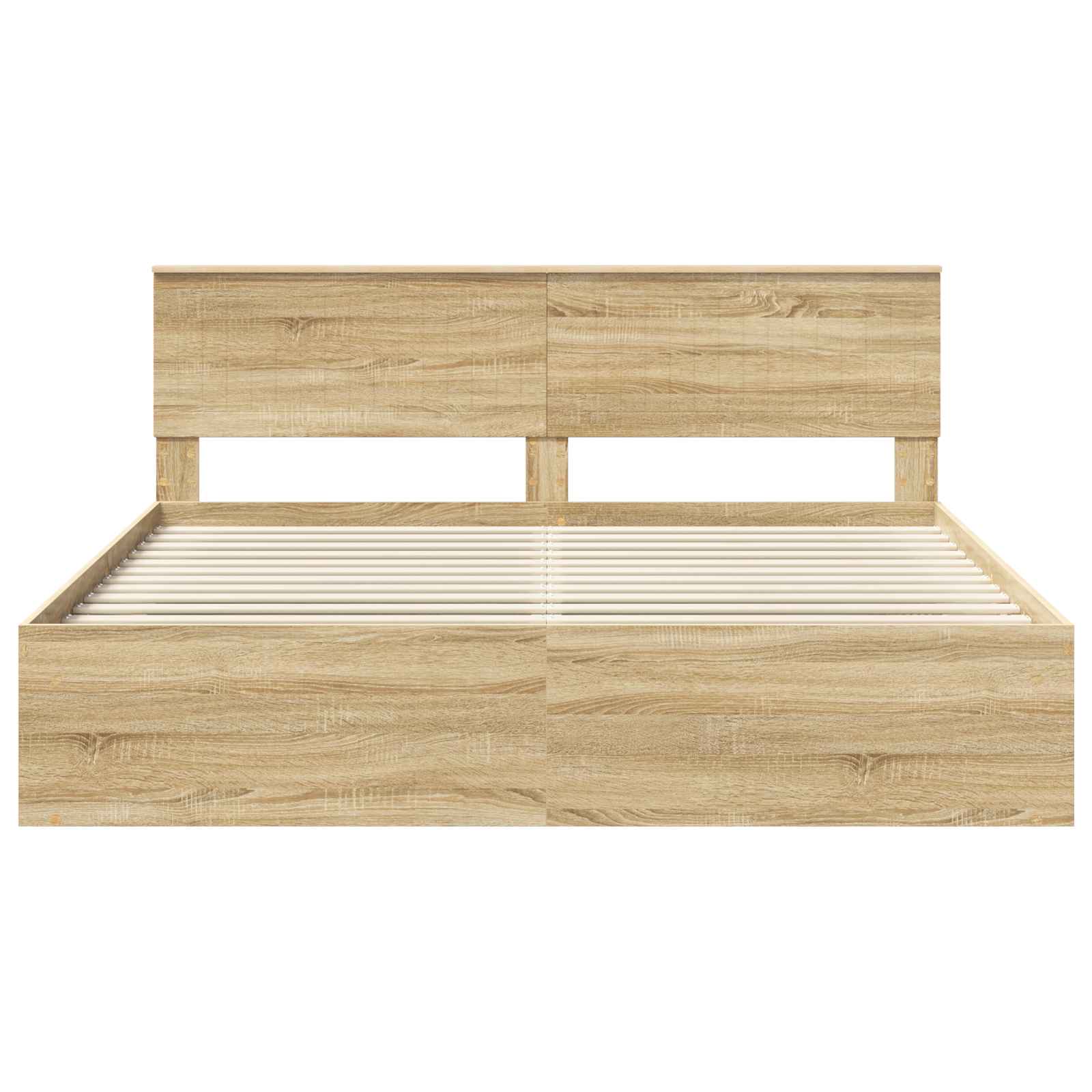 Bedframe met hoofdeinde Sonoma 180 x 200 cm Massief grenenhout