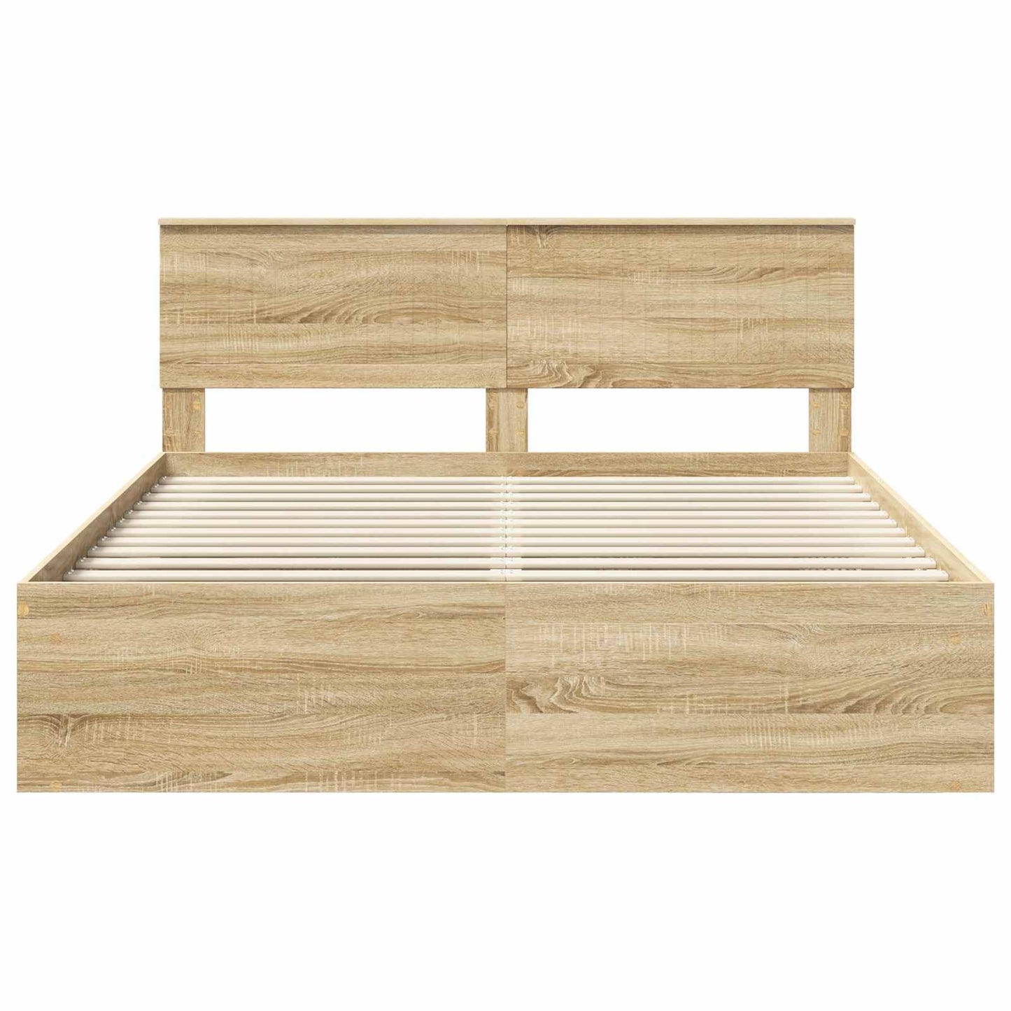 Bedframe met hoofdeinde Sonoma 160 x 200 cm Massief grenenhout
