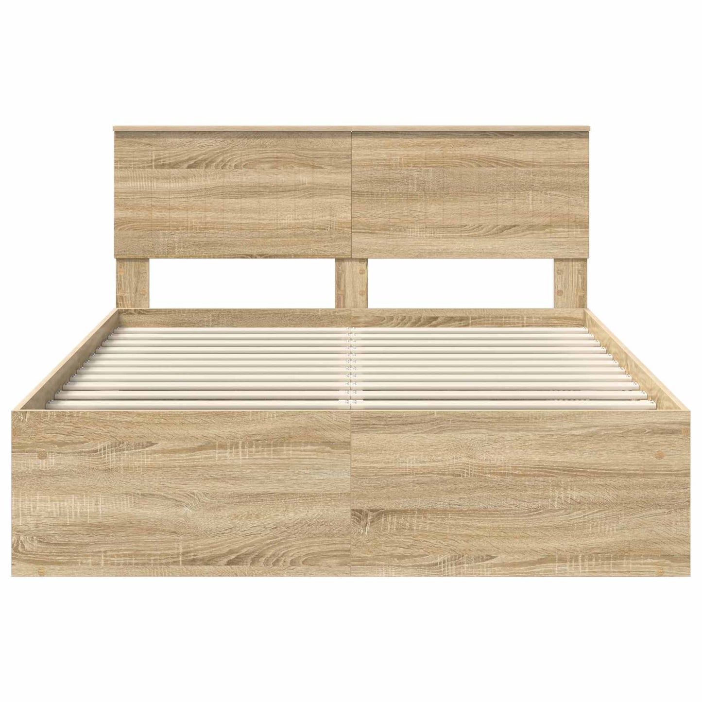 Bedframe met hoofdeinde Sonoma 140 x 200 cm Massief grenenhout