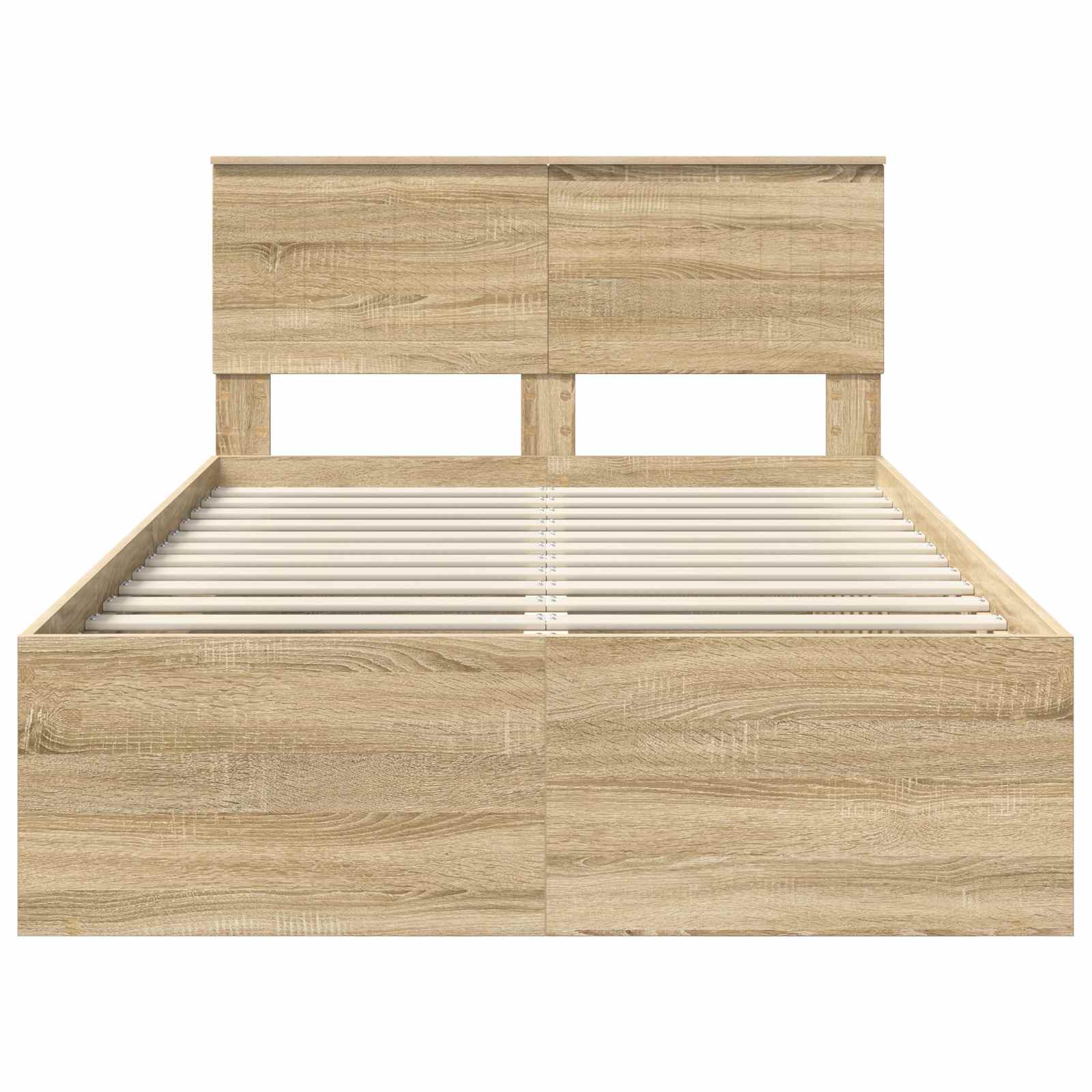 Bedframe met hoofdeinde Sonoma 120 x 200 cm Massief grenenhout