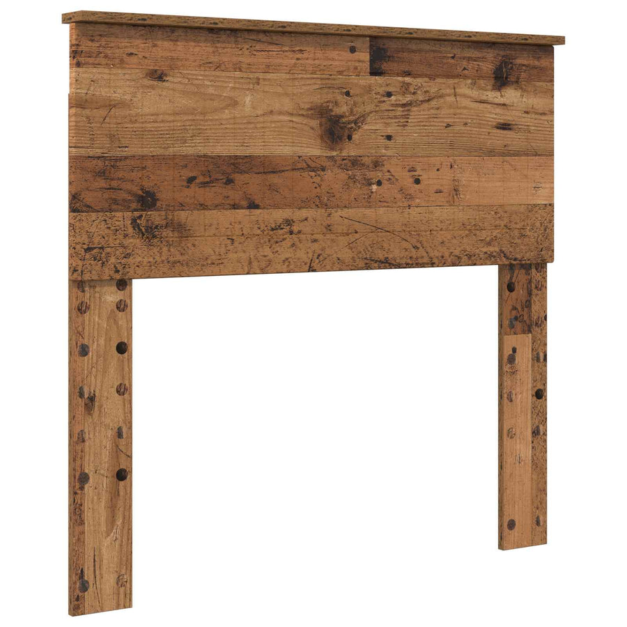 Bedframe met hoofdeinde Oudhout 90 x 190 cm Massief grenenhout