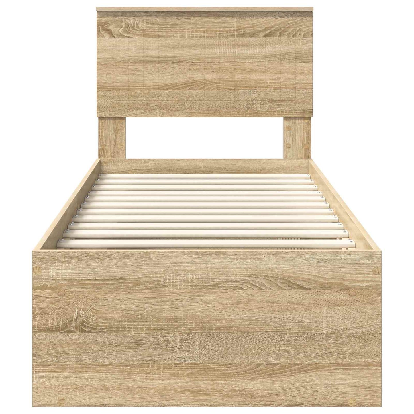 Bedframe Sonoma Eiken 75 x 190 cm Massief grenenhout