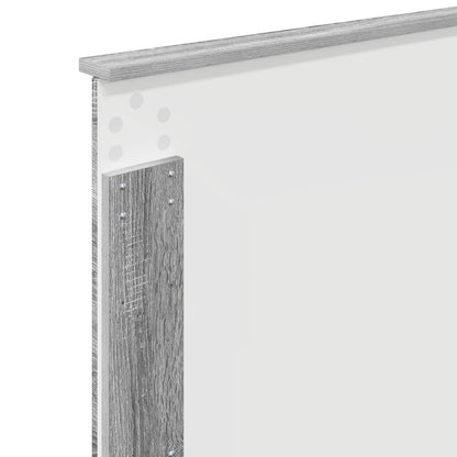 Bedframe Grijs Sonoma 75 x 190 cm Massief grenenhout