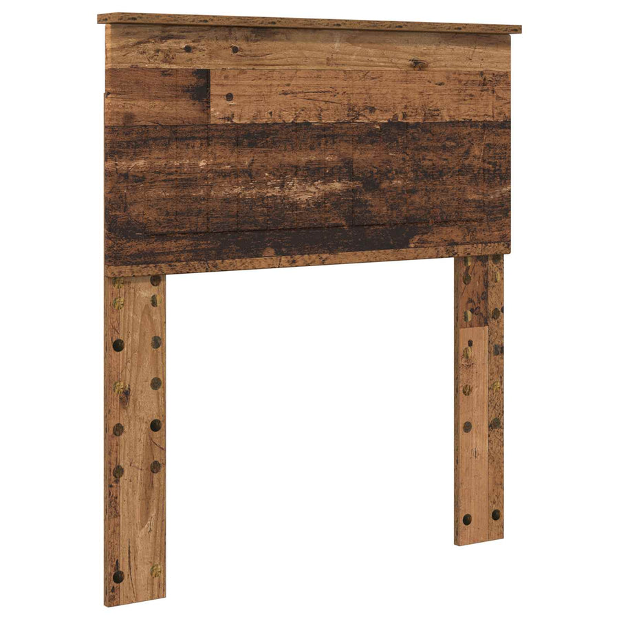 Bedframe met hoofdeinde Oudhout 75 x 190 cm Massief grenenhout