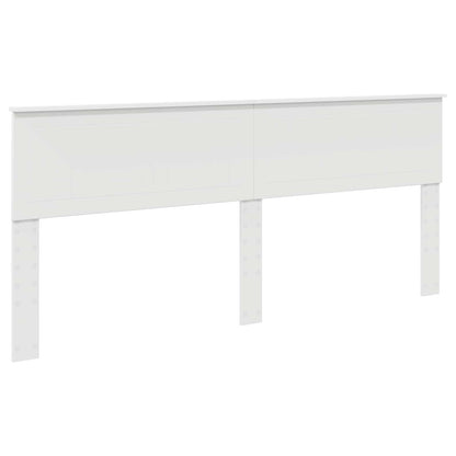 Bedframe met lade met opslag Wit 200 x 200 cm Ingenieurshout