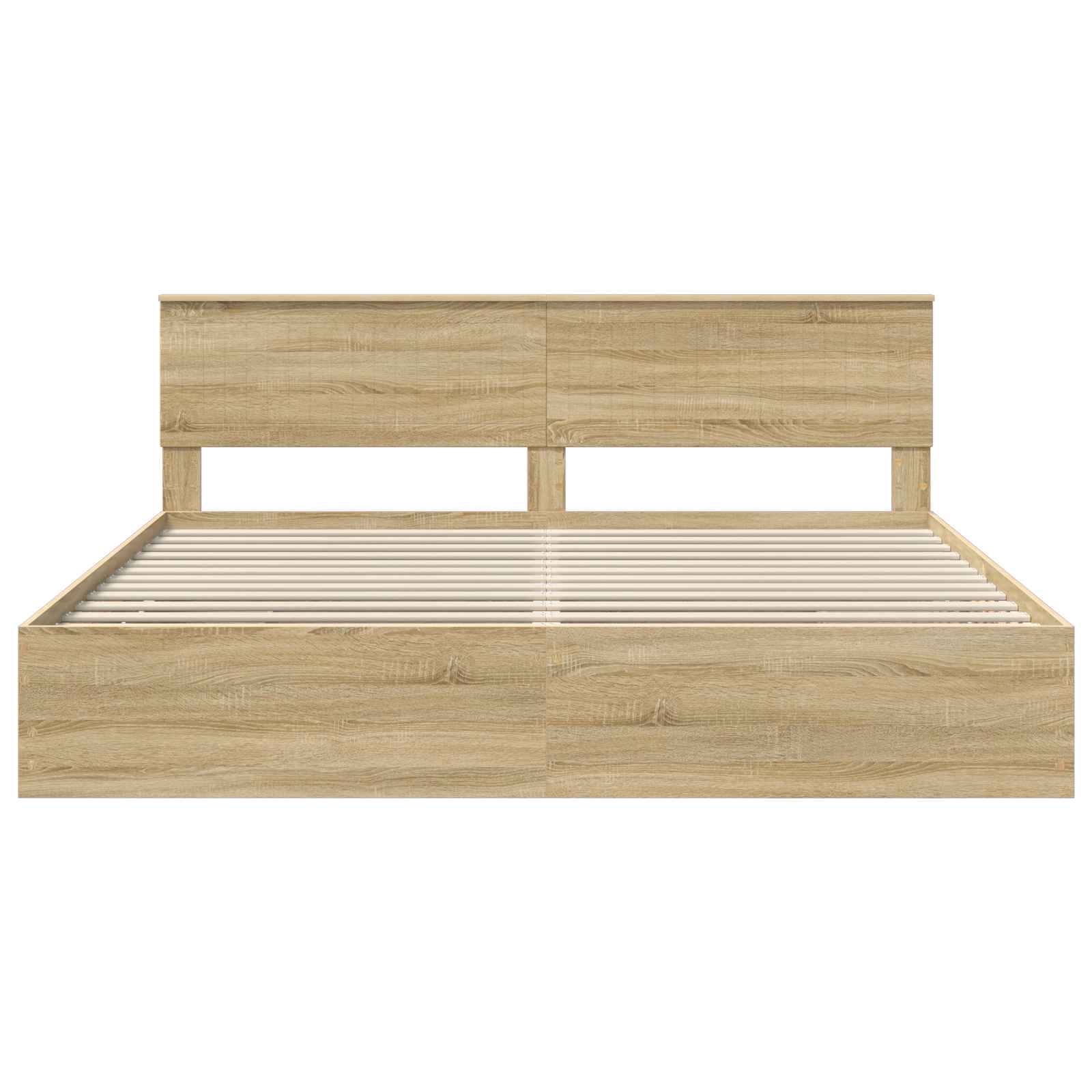 Bedframe met lade Sonoma Eiken 200 x 200 cm Ingenieurshout