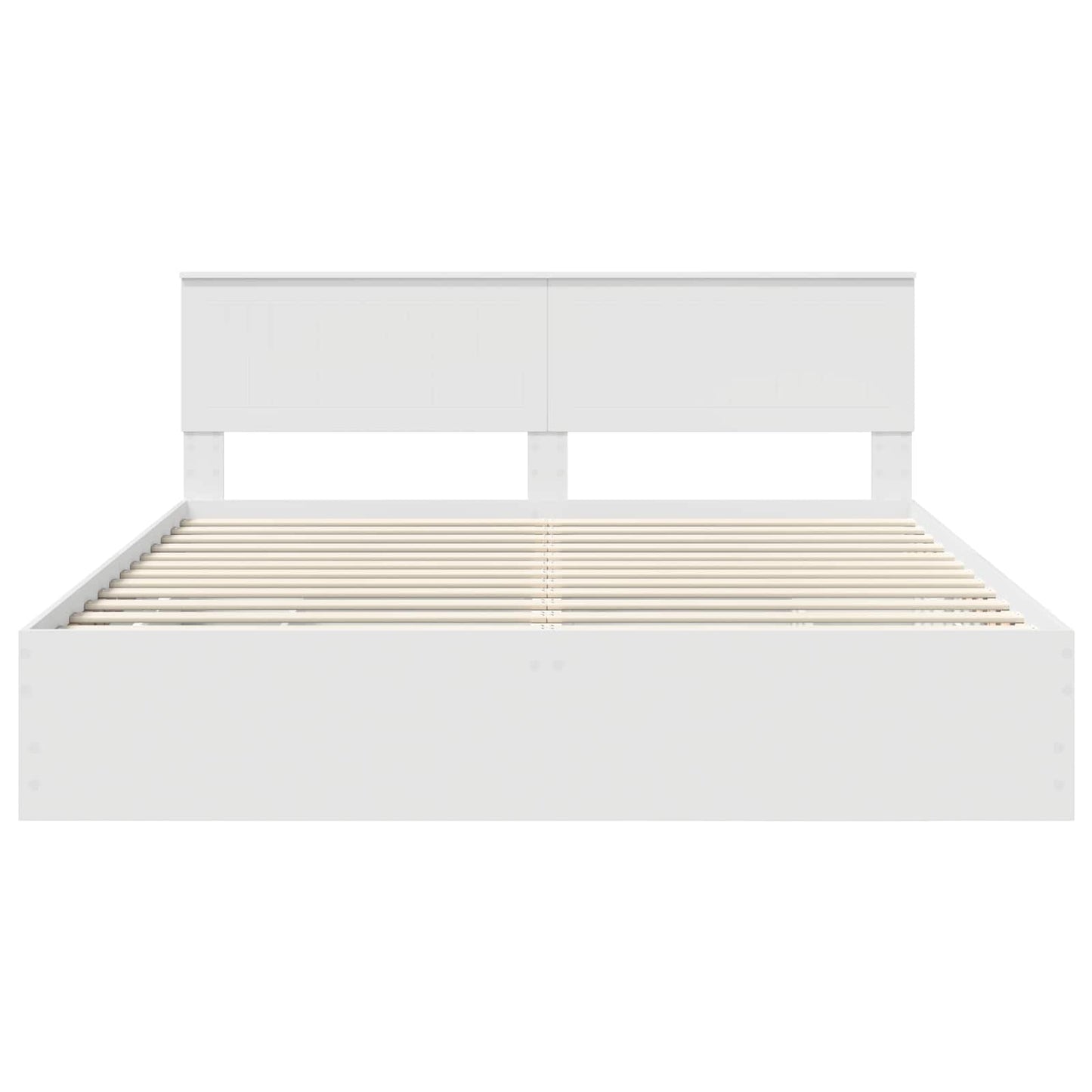 Bedframe met lade met opslag Wit 180 x 200 cm Ingenieurshout
