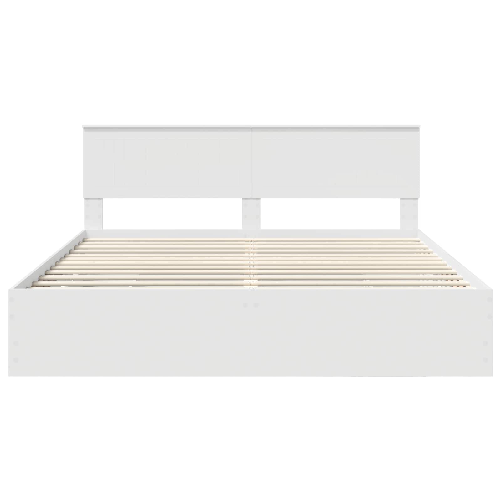 Bedframe met lade met opslag Wit 180 x 200 cm Ingenieurshout