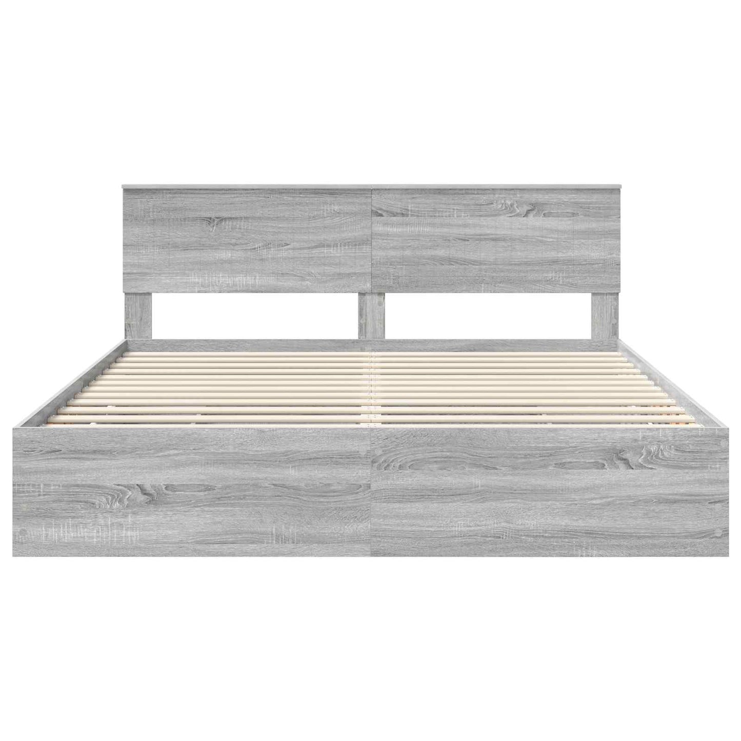 Bedframe met lade Grijs Sonoma 180 x 200 cm Ingenieurshout