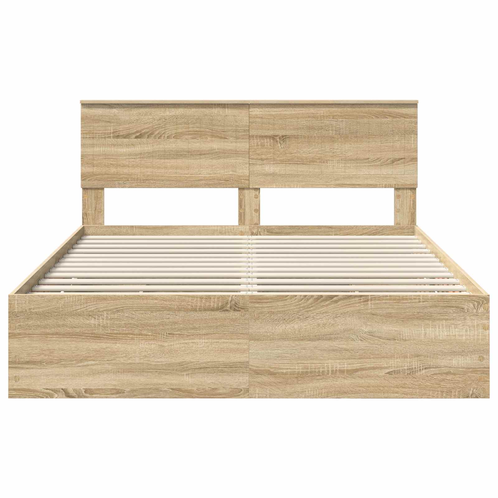 Bedframe met lade Sonoma Eiken 150 x 200 cm Ingenieurshout