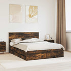 Bedframe met lade 150x200 cm gerookt eiken
