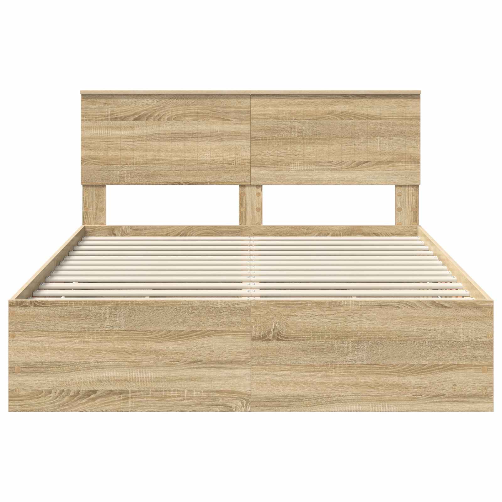 Bedframe met lade Sonoma Eiken 140 x 200 cm Ingenieurshout