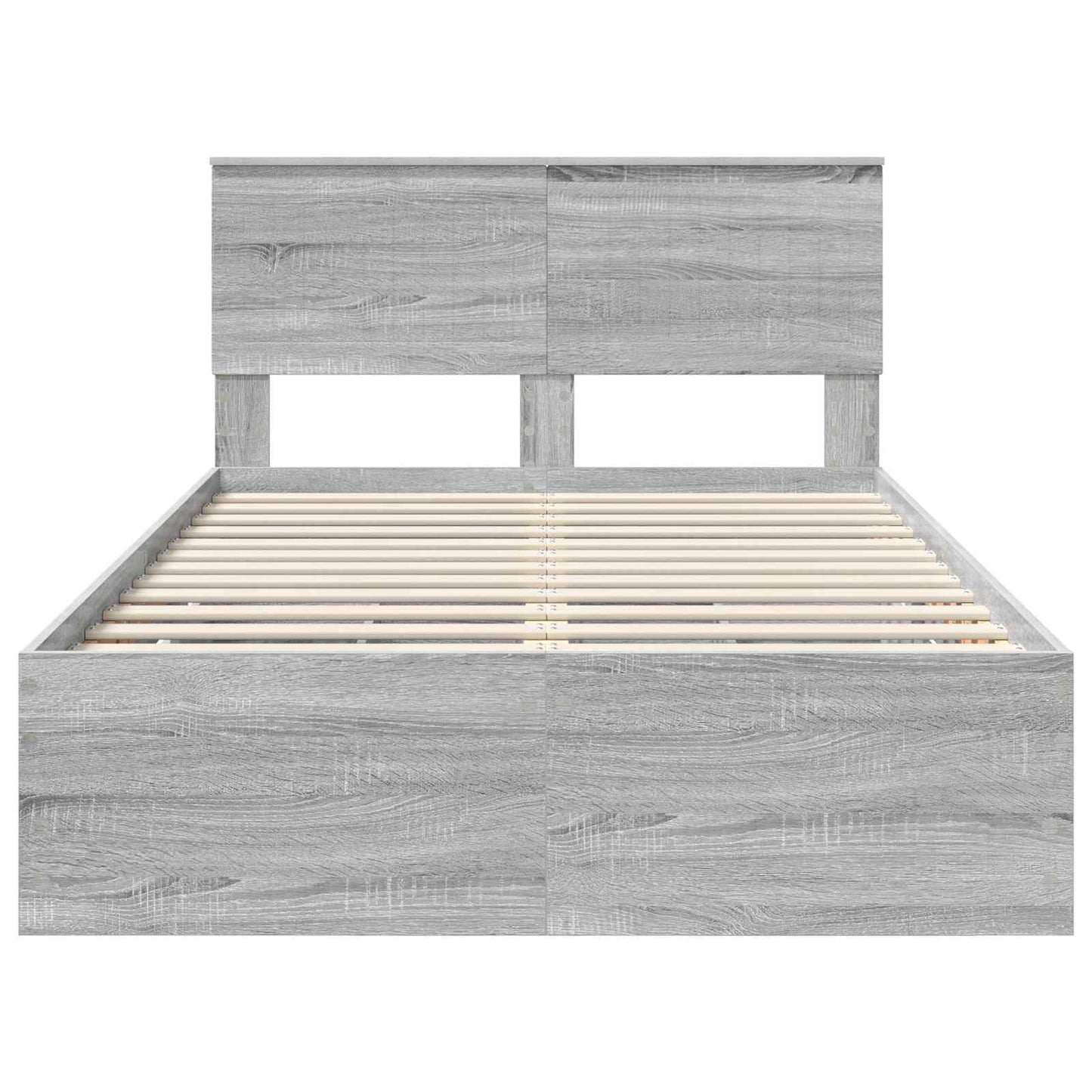 Bedframe met lade Grijs Sonoma 120 x 190 cm Ingenieurshout