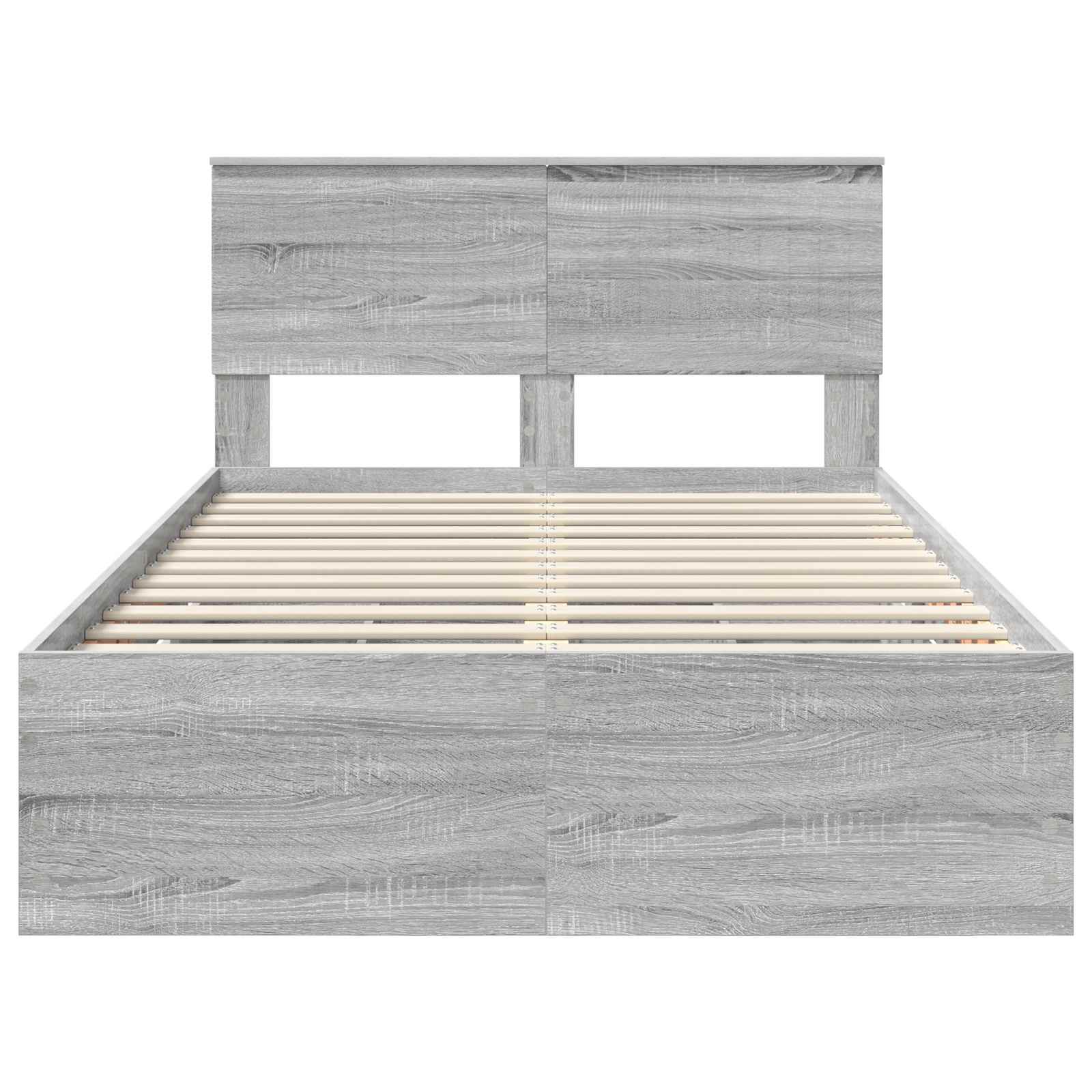 Bedframe met lade Grijs Sonoma 120 x 190 cm Ingenieurshout