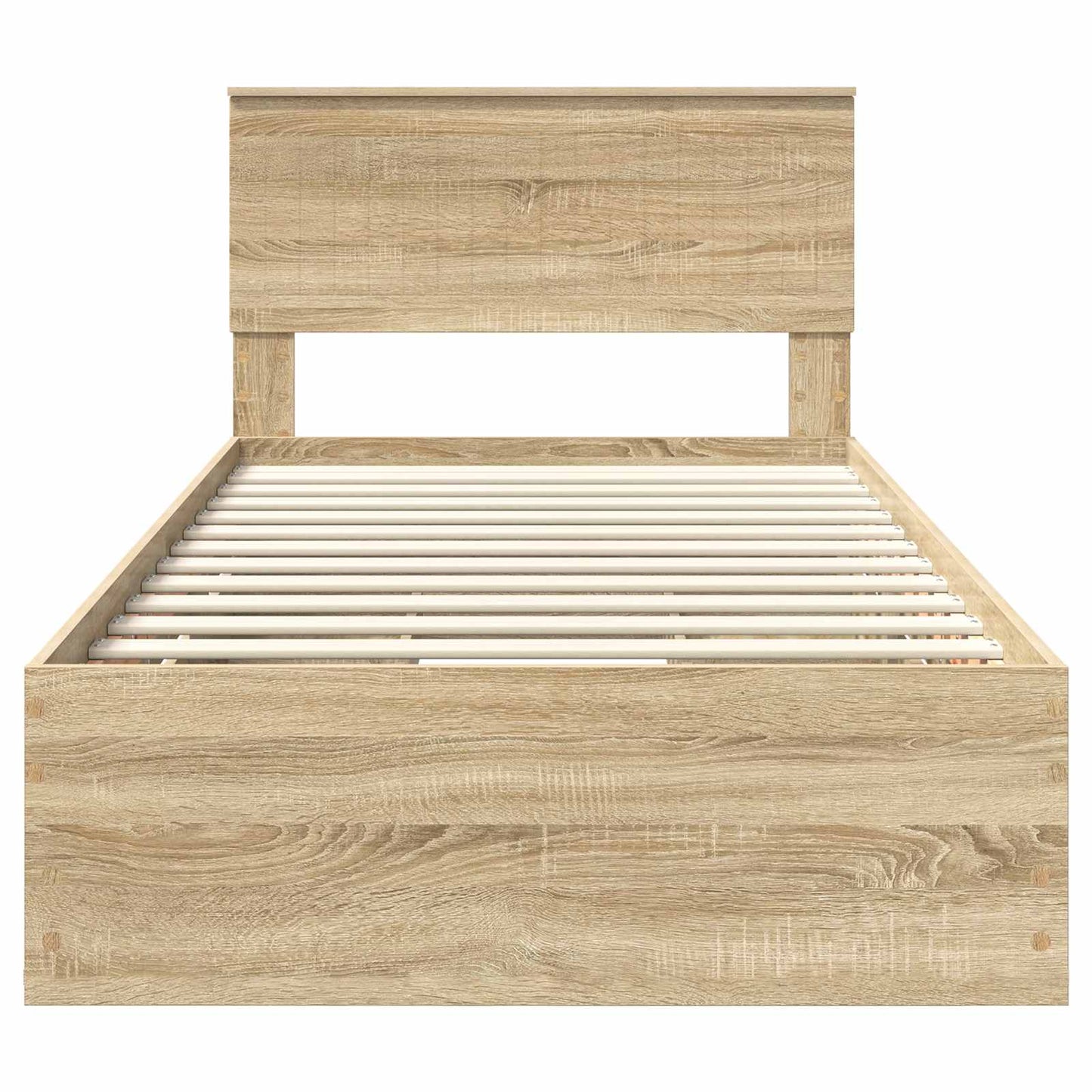 Bedframe met lade Sonoma Eiken 100 x 200 cm Ingenieurshout