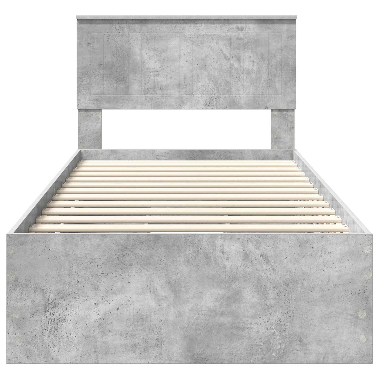 Bedframe met lade Beton Grijs 90 x 200 cm Ingenieurshout