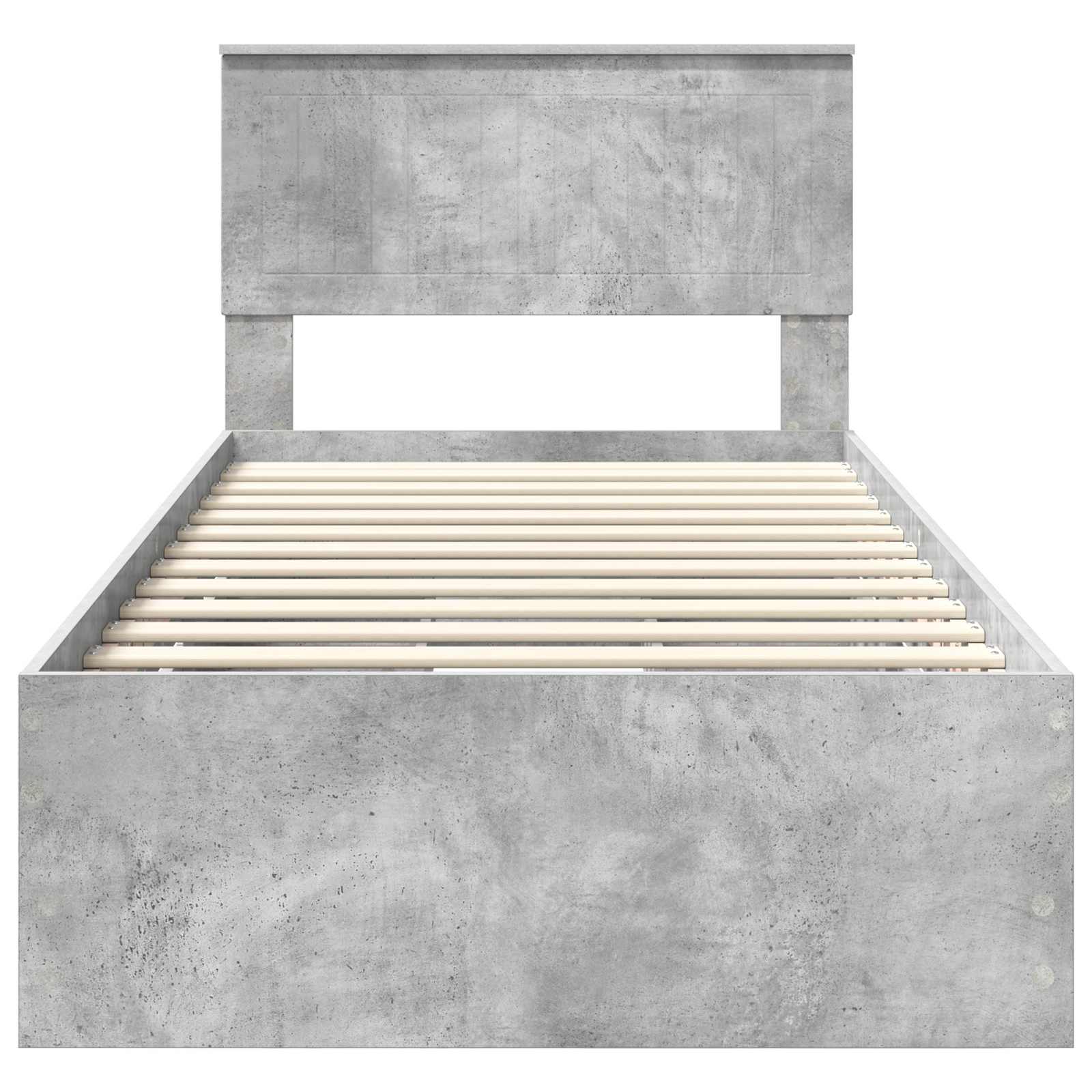 Bedframe met lade Beton Grijs 90 x 190 cm Ingenieurshout