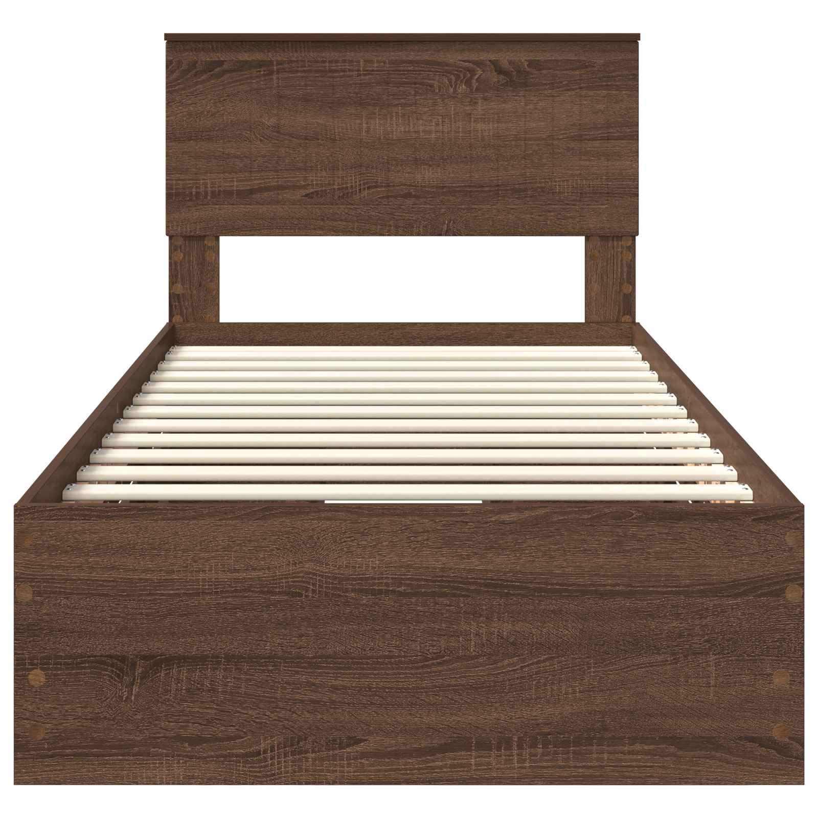 Bedframe met lade Bruin Eiken 90 x 190 cm Ingenieurshout