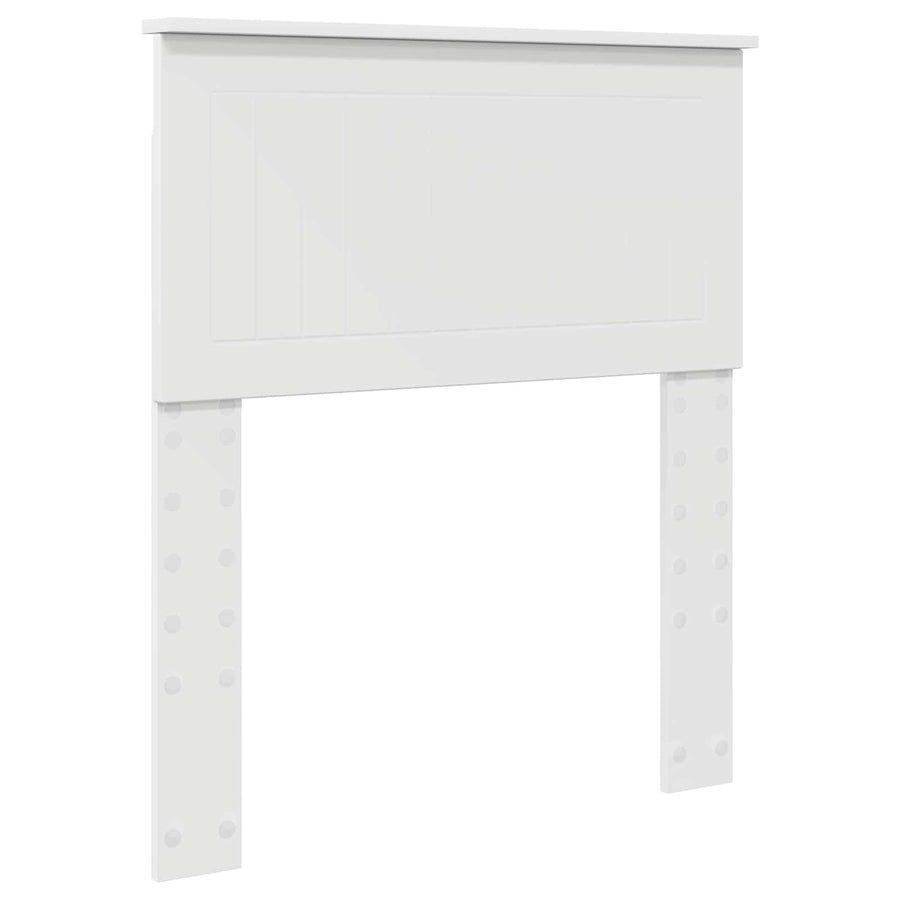 Bedframe met lade met hoofdeinde Wit 75 x 190 cm Ingenieurshout