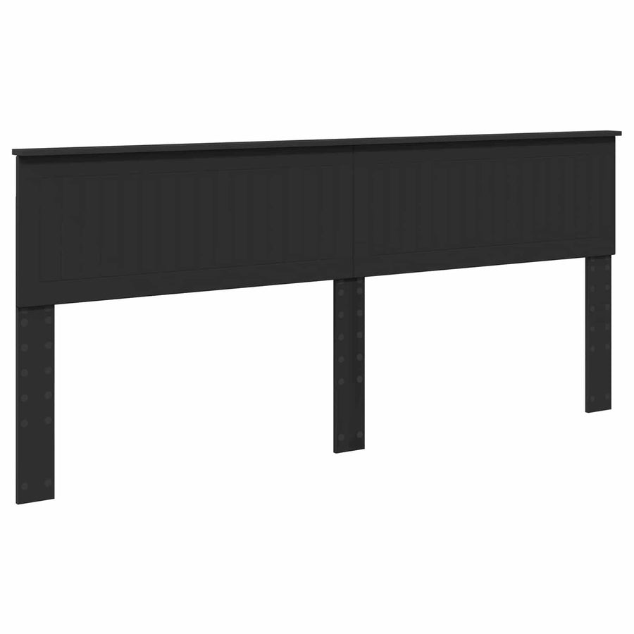 Bedframe met lade met opslag Zwart 200 x 200 cm Bewerkt hout
