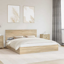 Opslag bed met lade Sonoma Eiken 180 x 200 cm Bewerkt hout