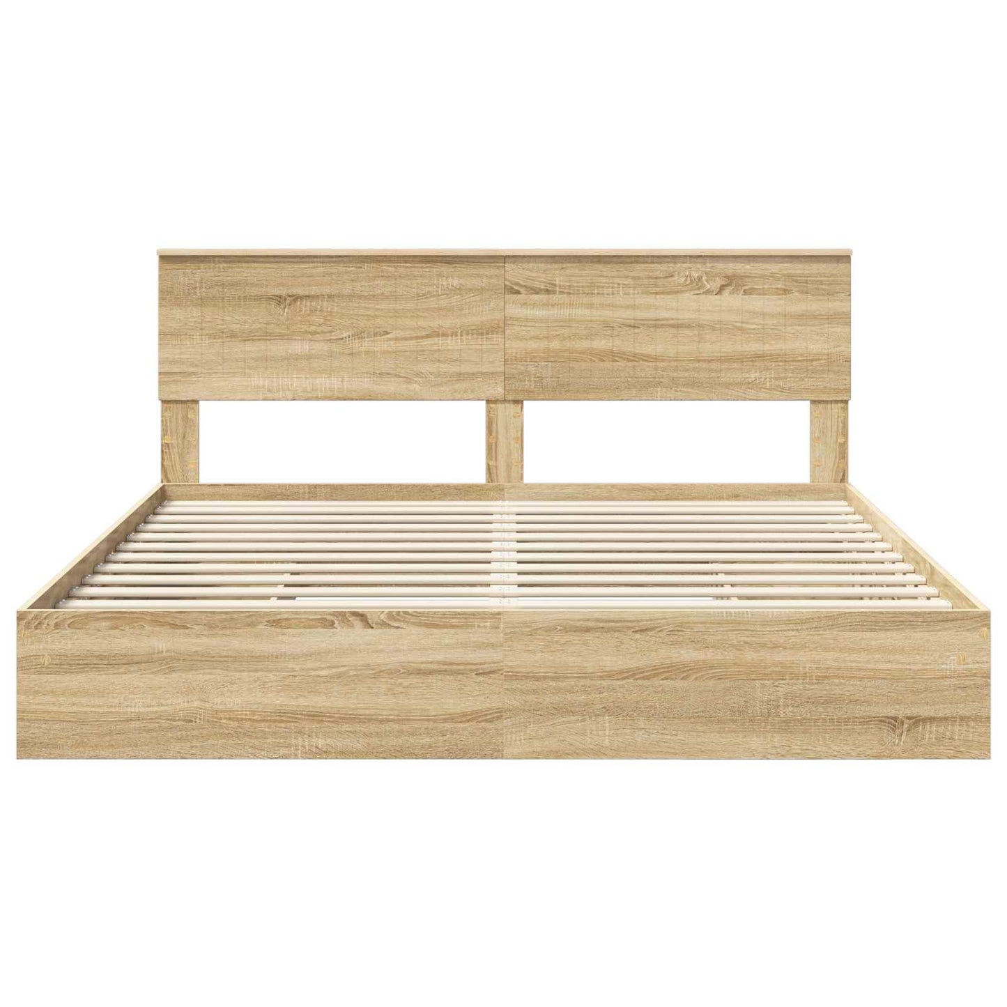 Opslag bed met lade Sonoma Eiken 180 x 200 cm Bewerkt hout