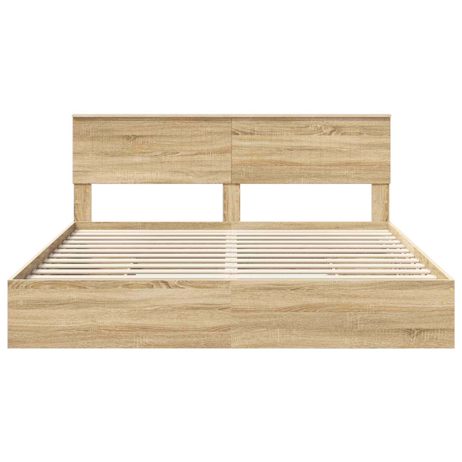 Opslag bed met lade Sonoma Eiken 180 x 200 cm Bewerkt hout