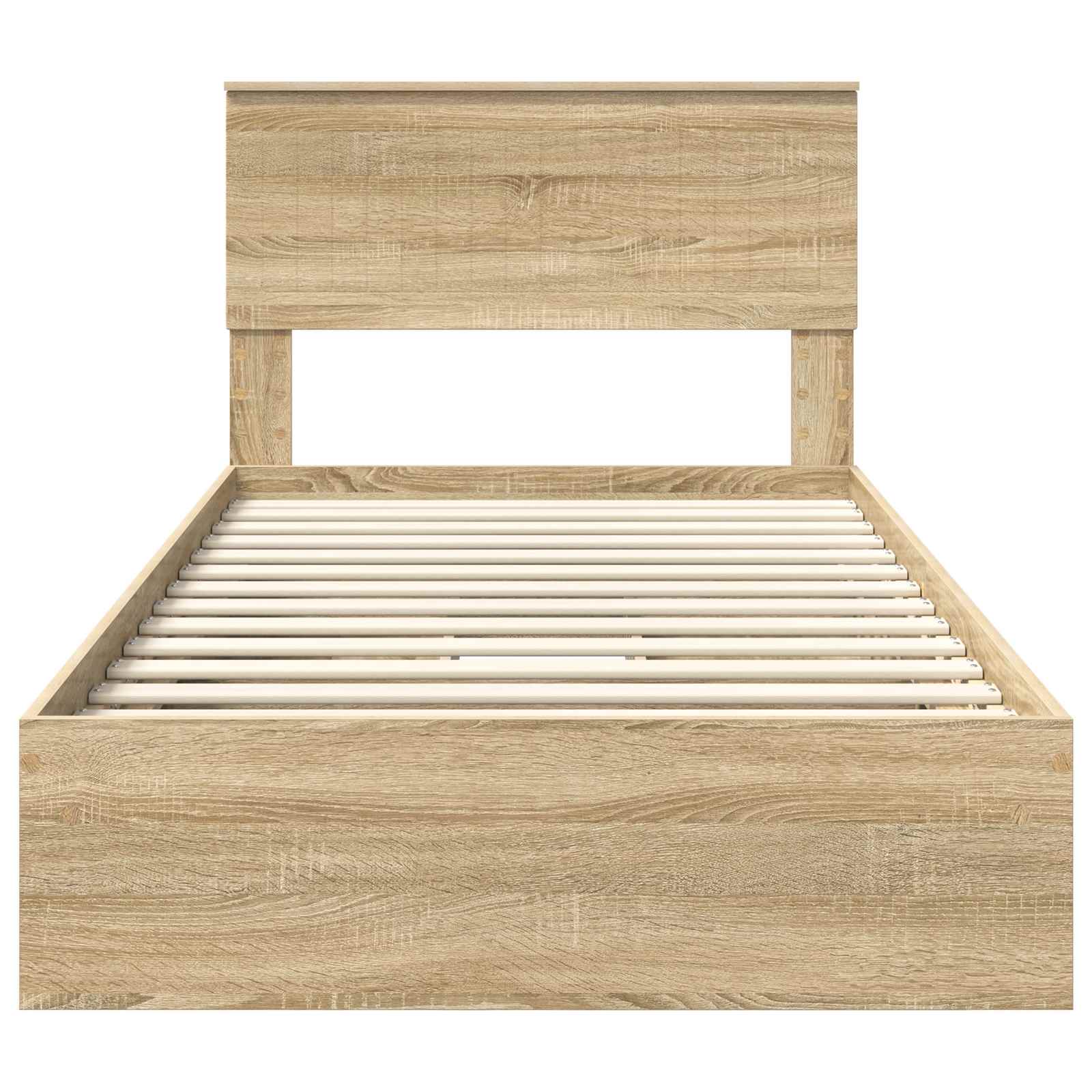 Bedframe met lade Sonoma Eiken 100 x 200 cm Bewerkt hout