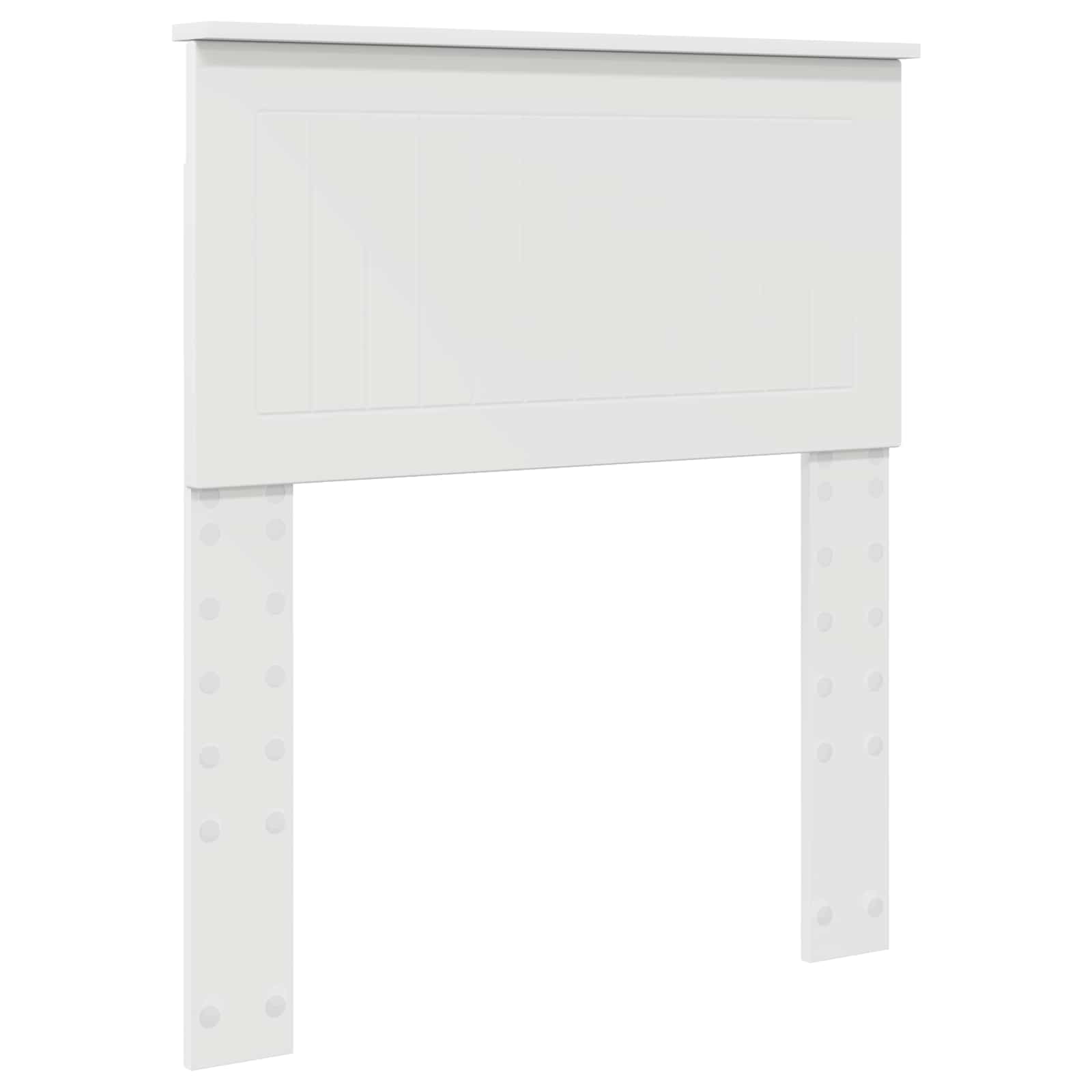 Bedframe met lade met hoofdeinde Wit 75 x 190 cm Bewerkt hout