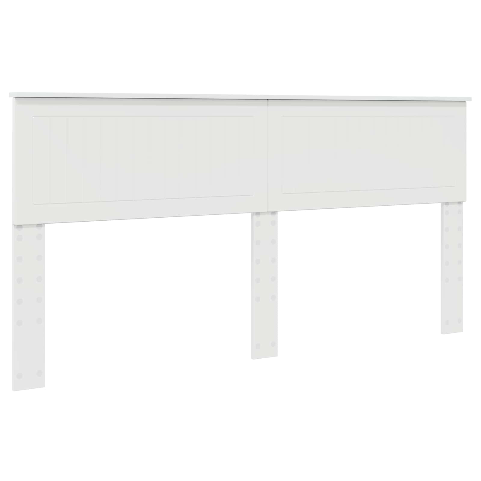 Bedframe met hoofdeinde met lade Wit 180 x 200 cm Bewerkt hout
