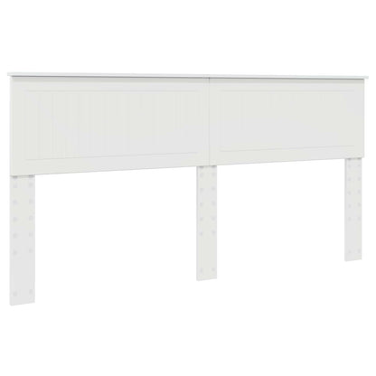 Bedframe met hoofdeinde met lade Wit 180 x 200 cm Bewerkt hout