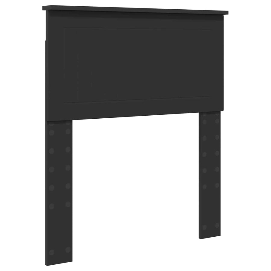 Bedframe met lade Zwart en Zilver 75 x 190 cm Bewerkt hout