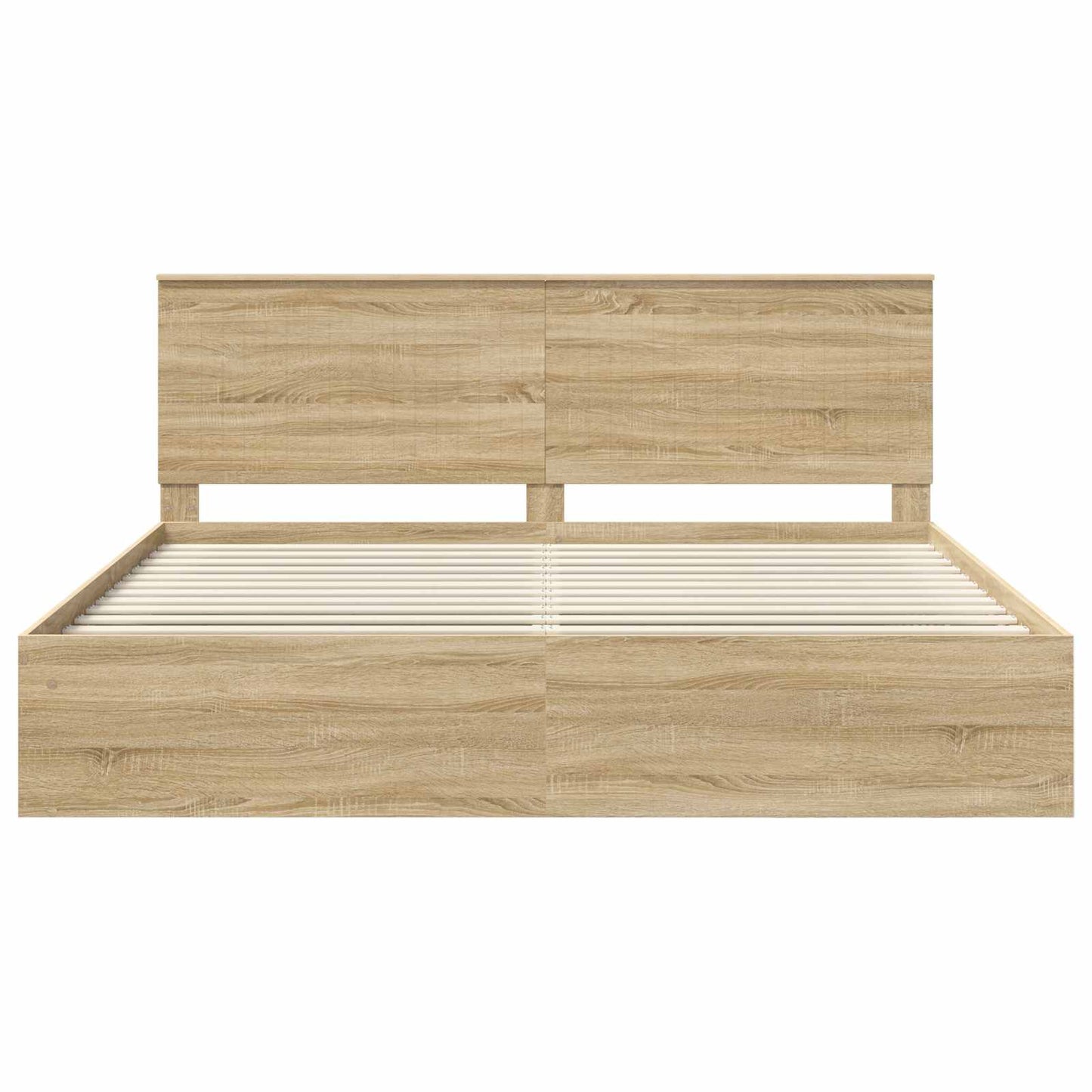 Bedframe met hoofdeinde Sonoma 200 x 200 cm Massief grenenhout