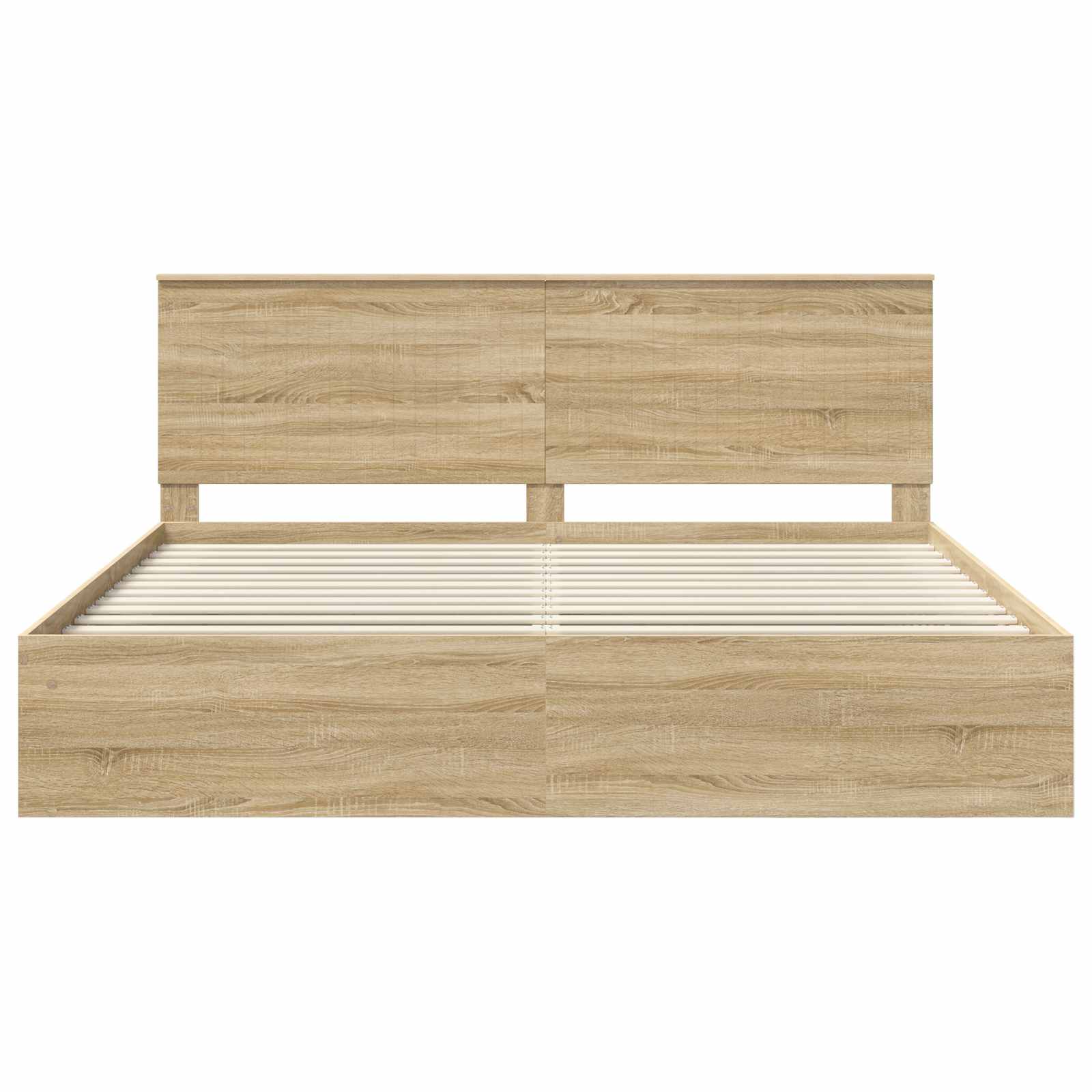 Bedframe met hoofdeinde Sonoma 200 x 200 cm Massief grenenhout
