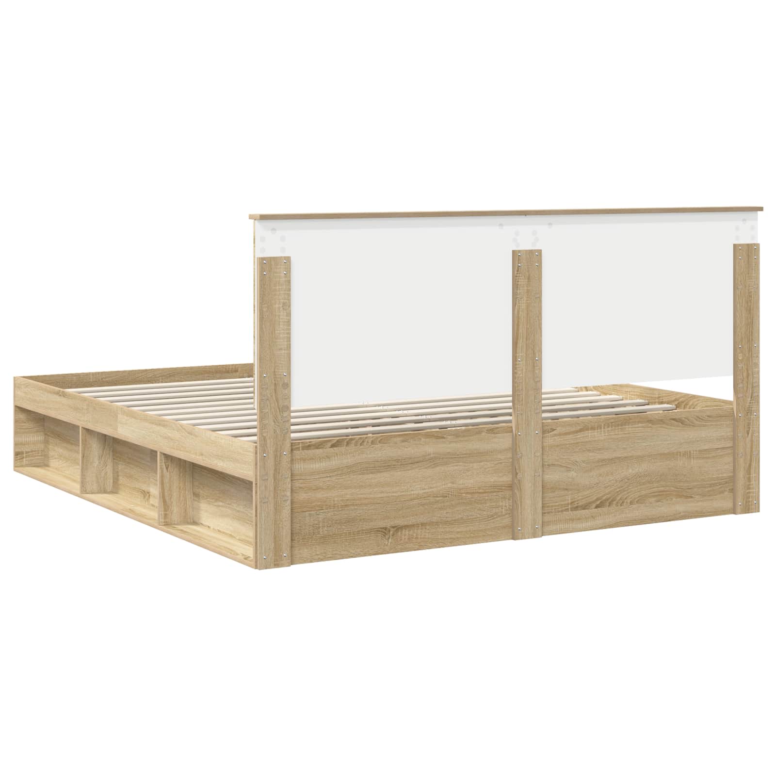 Bedframe met hoofdeinde Sonoma 180 x 200 cm Massief grenenhout