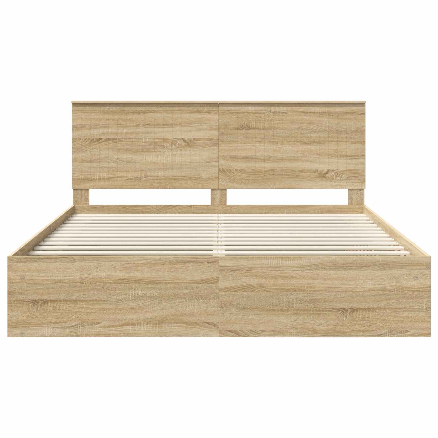 Bedframe met hoofdeinde Sonoma 180 x 200 cm Massief grenenhout