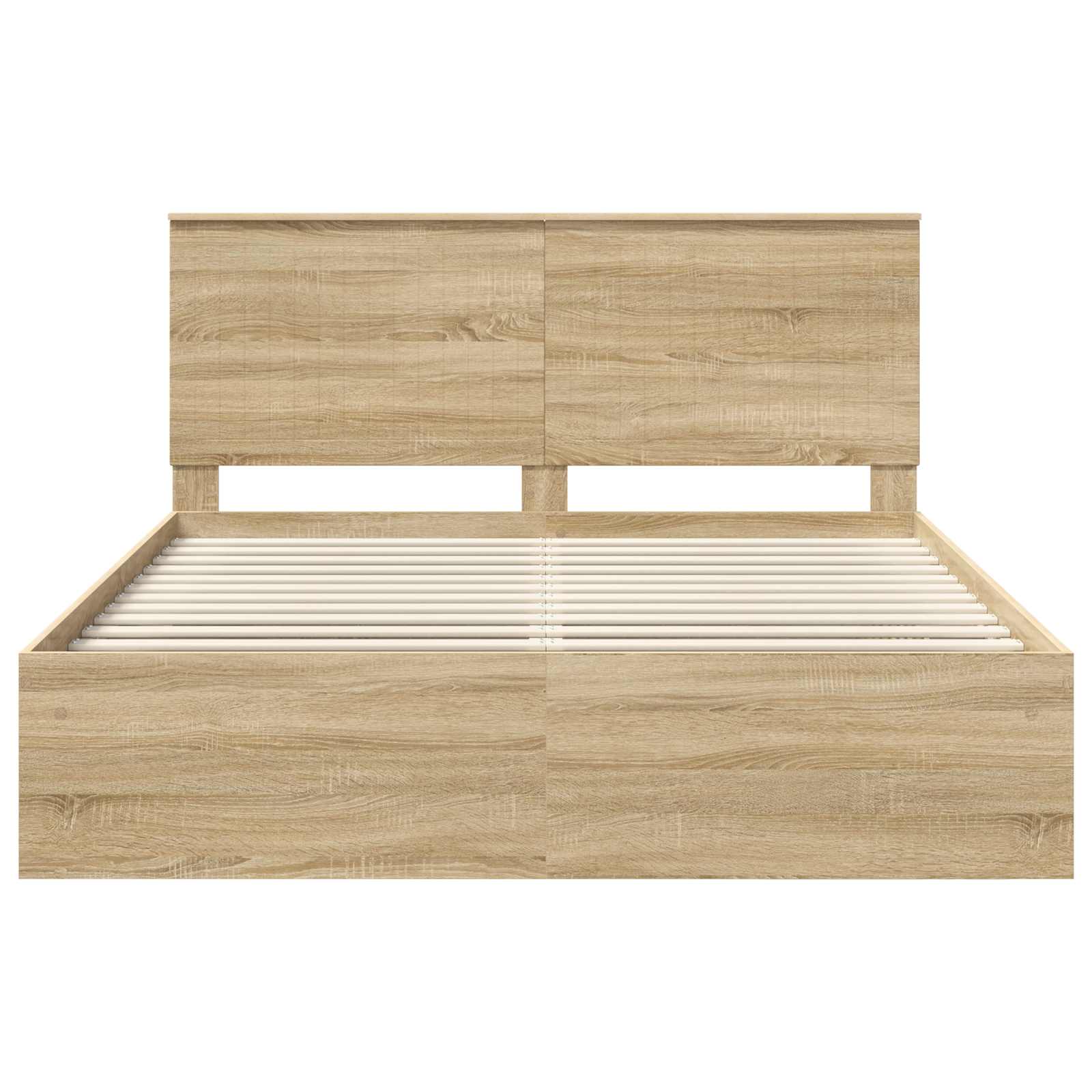 Bedframe met hoofdeinde Sonoma 160 x 200 cm Massief grenenhout