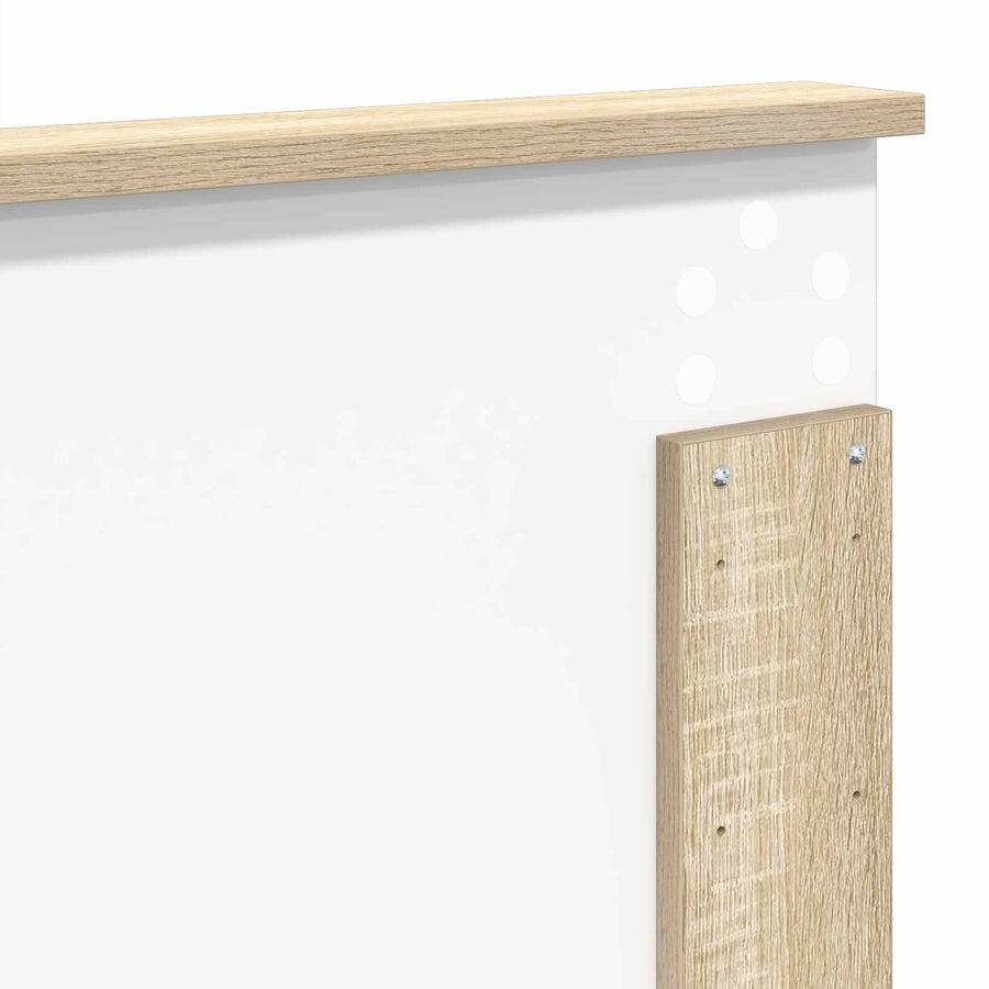 Bedframe Sonoma Eiken 150 x 200 cm Massief grenenhout