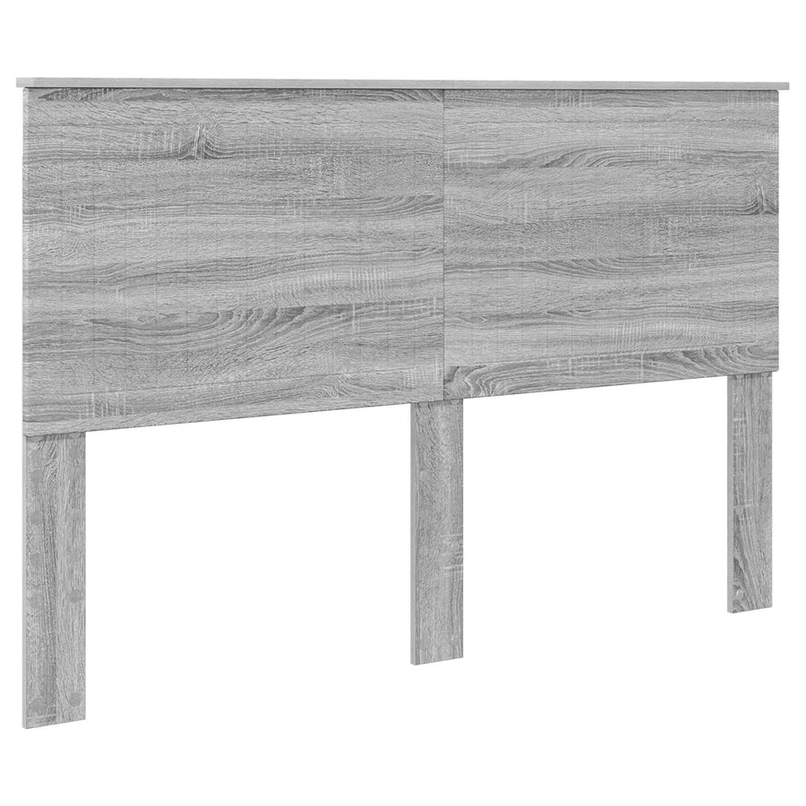Bedframe Grijs Sonoma 150 x 200 cm Massief grenenhout