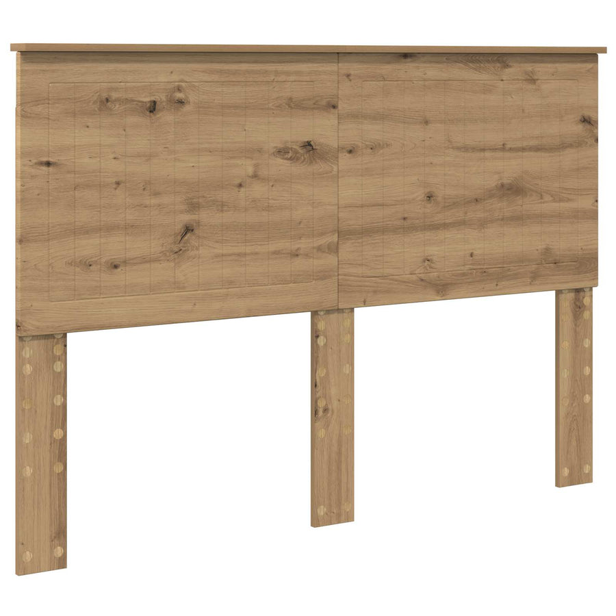 Bedframe Ambachtelijk eiken 140 x 190 cm Massief grenenhout