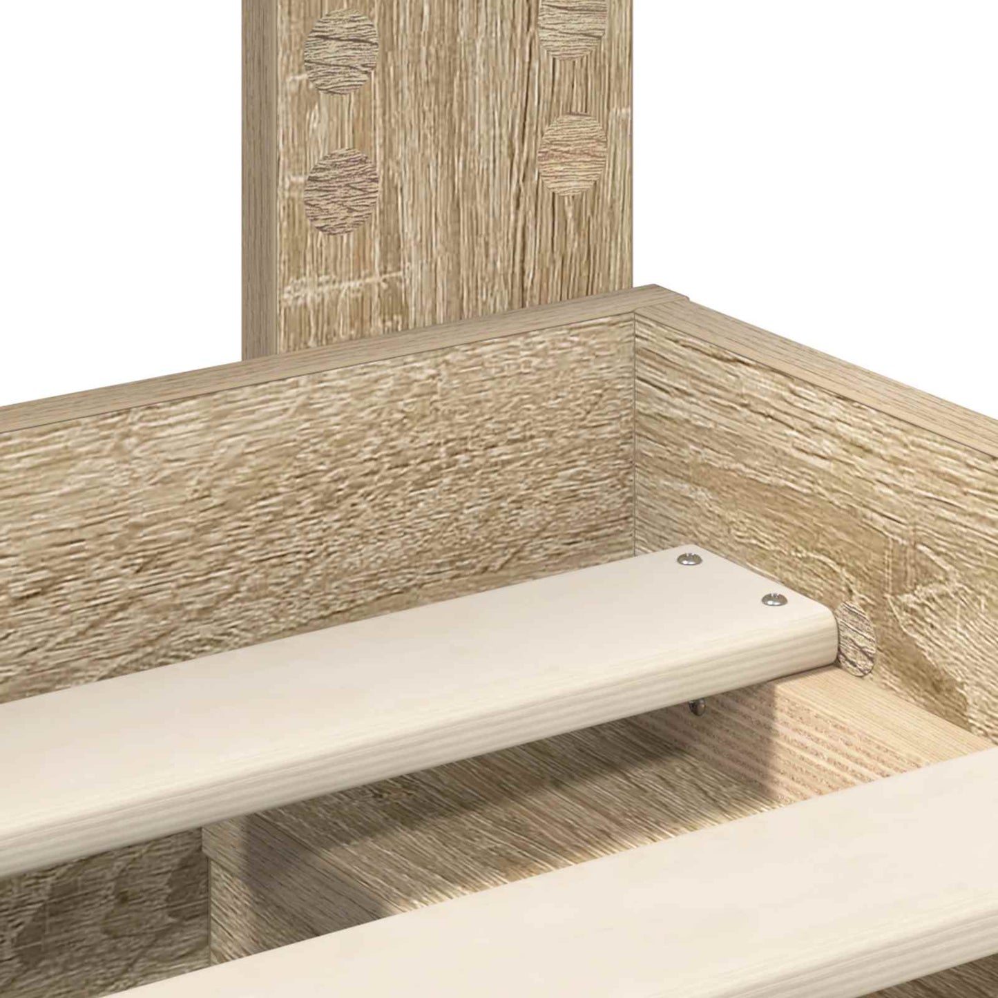Bedframe Sonoma Eiken 135 x 190 cm Massief grenenhout