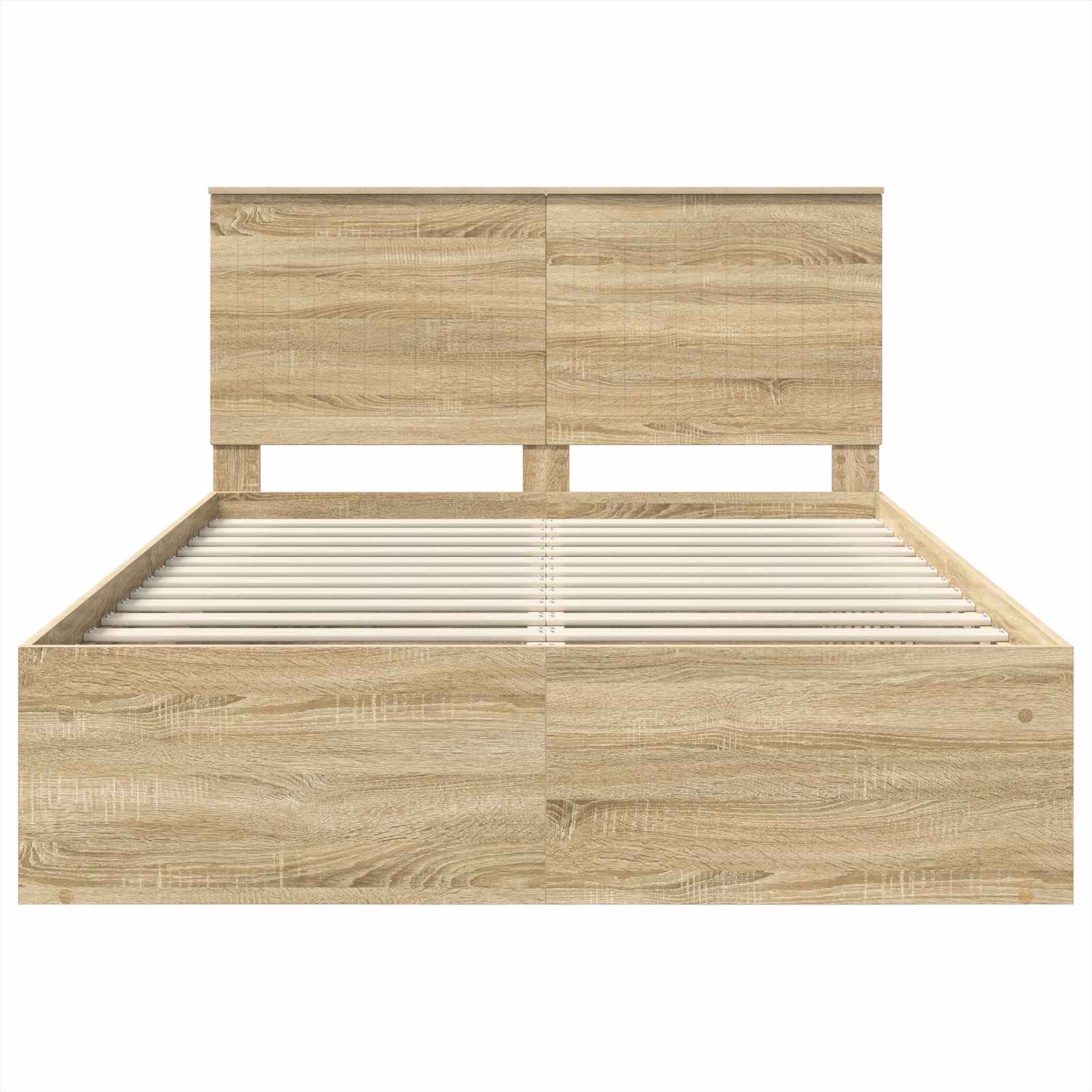 Bedframe Sonoma Eiken 135 x 190 cm Massief grenenhout