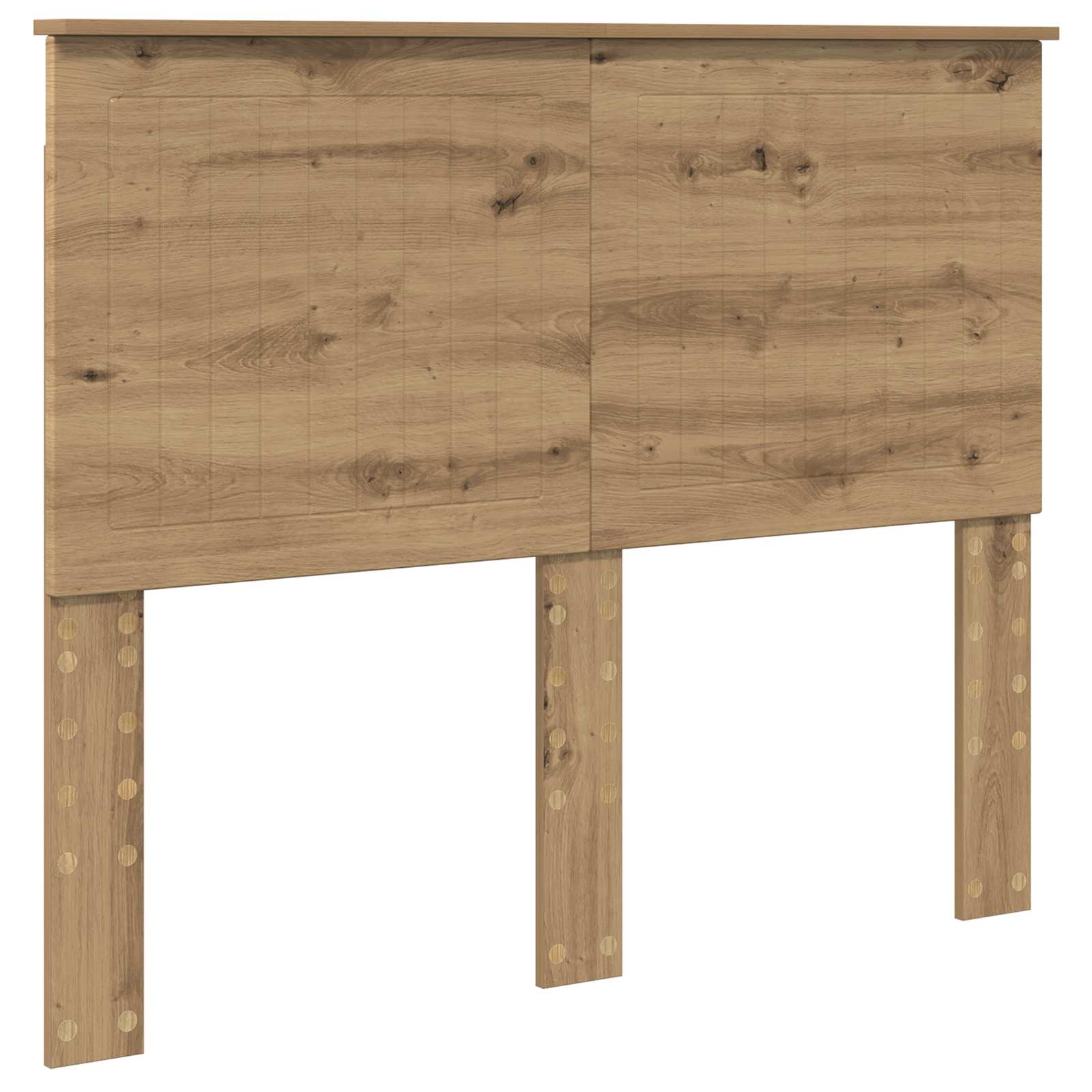 Bedframe Ambachtelijk eiken 120 x 200 cm Massief grenenhout