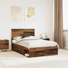 Bed frame with headboard Solid Wood 120 x 190 cm Solid pine wood