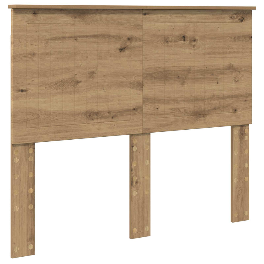 Bedframe Ambachtelijk eiken 120 x 190 cm Massief grenenhout