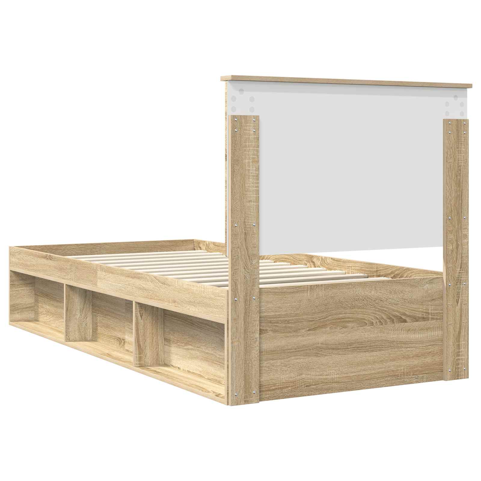 Bedframe Sonoma Eiken 90 x 190 cm Massief grenenhout
