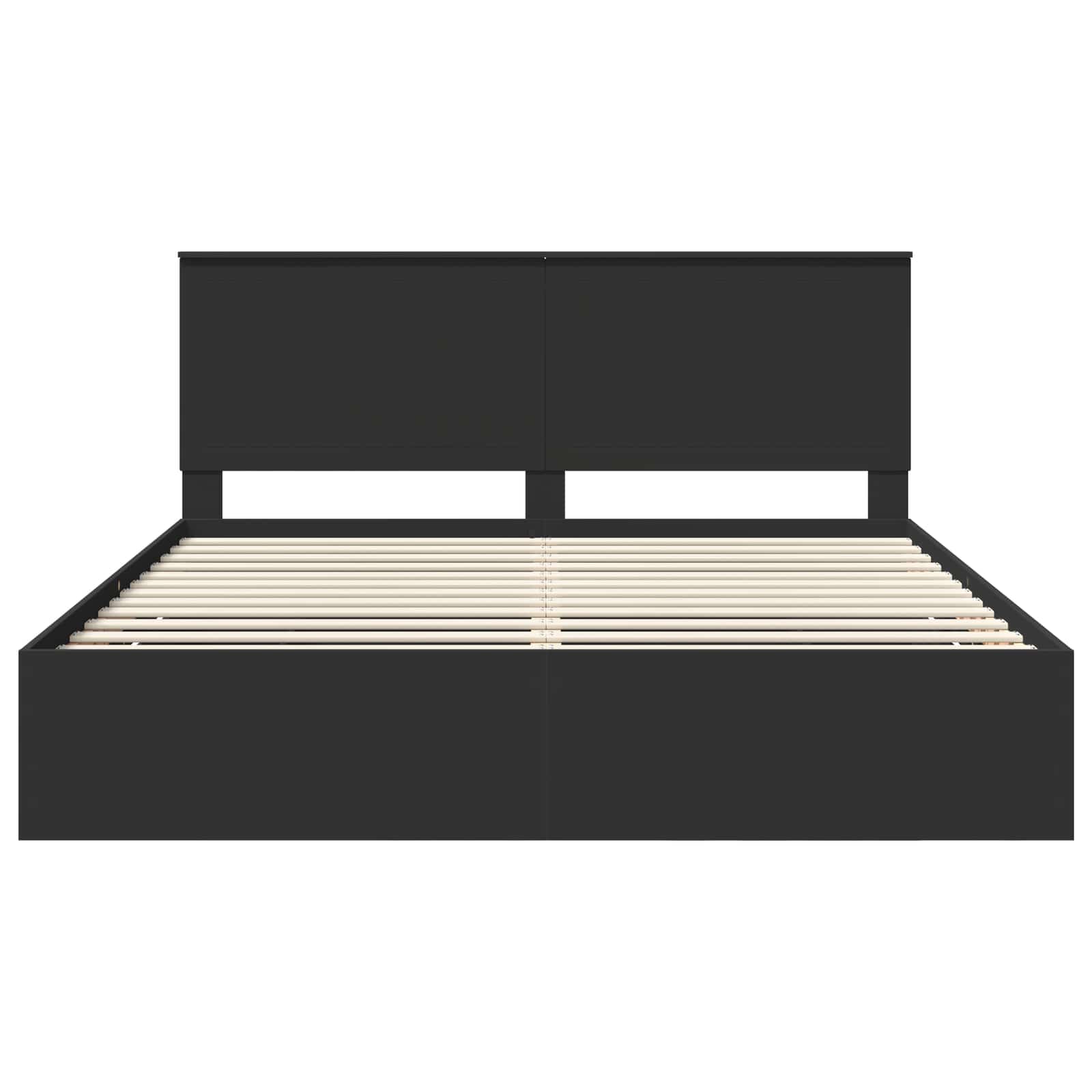 Bedframe Met Lade Met Opslag Ingenieurshout 180 x 200 cm Zwart