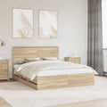 Bedframe met lade Sonoma Eiken 160 x 200 cm Ingenieurshout