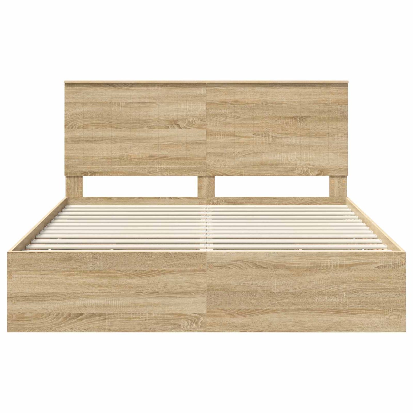 Bedframe Met Lade Ingenieurshout 160 x 200 cm Sonoma eiken
